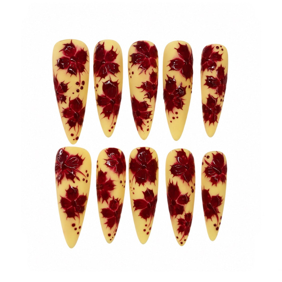 Burgundy Petals