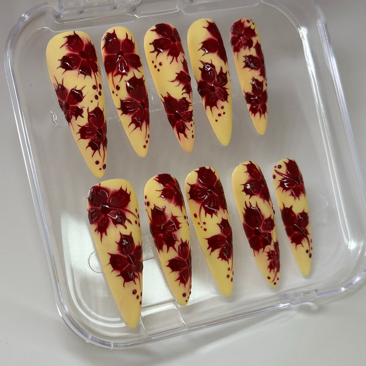 Burgundy Petals